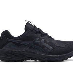 ASICS Jet Black Athletic Sneakers